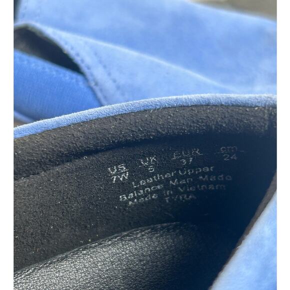 NEW Naturalizer 27 Edit Women's Size 7 Tyra Blue Slip On Shoe Pointed Toe Shoes - Picture 6 of 12